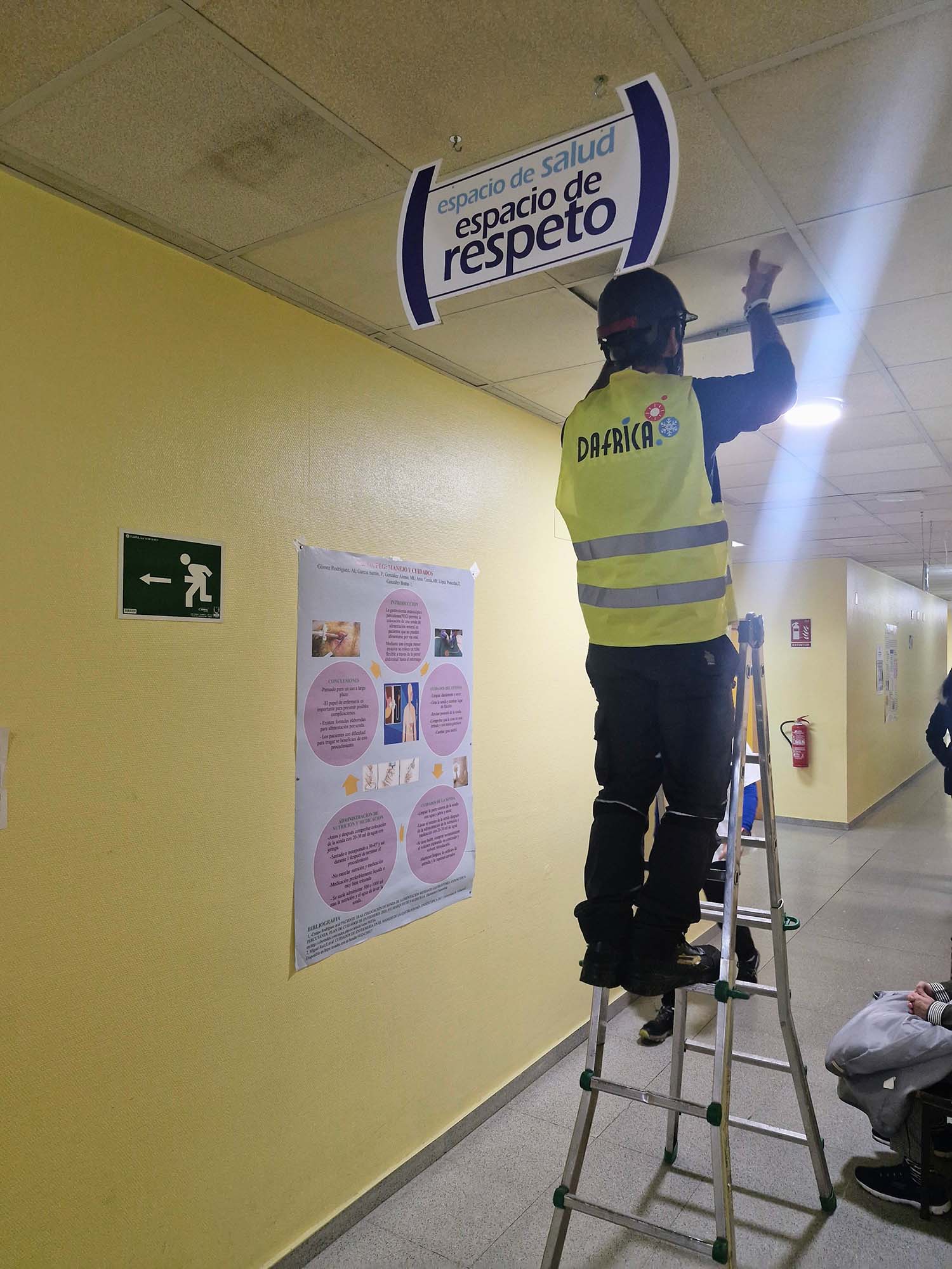 Comienzo de los trabajos para la mejora de la climatización del Centro de Salud de Fabero