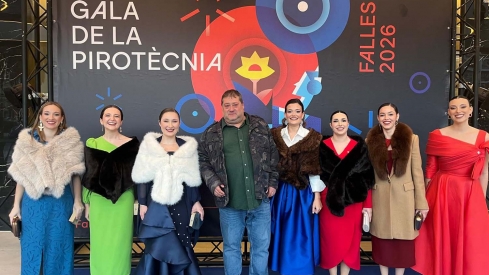 Pibierzo en la Gala de la Pirotecnia de Valencia