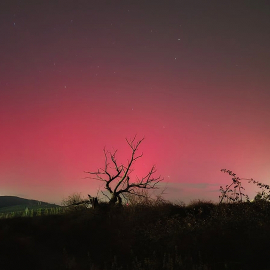 Auroras boreales en Ponferrada
