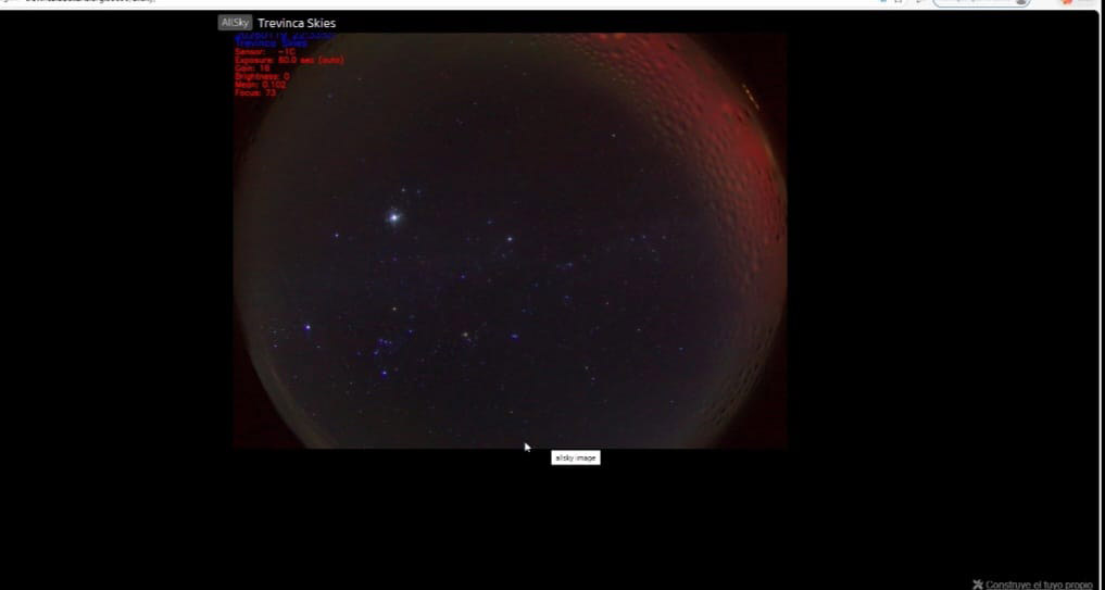 Cámara que avisa de las auroras boreales