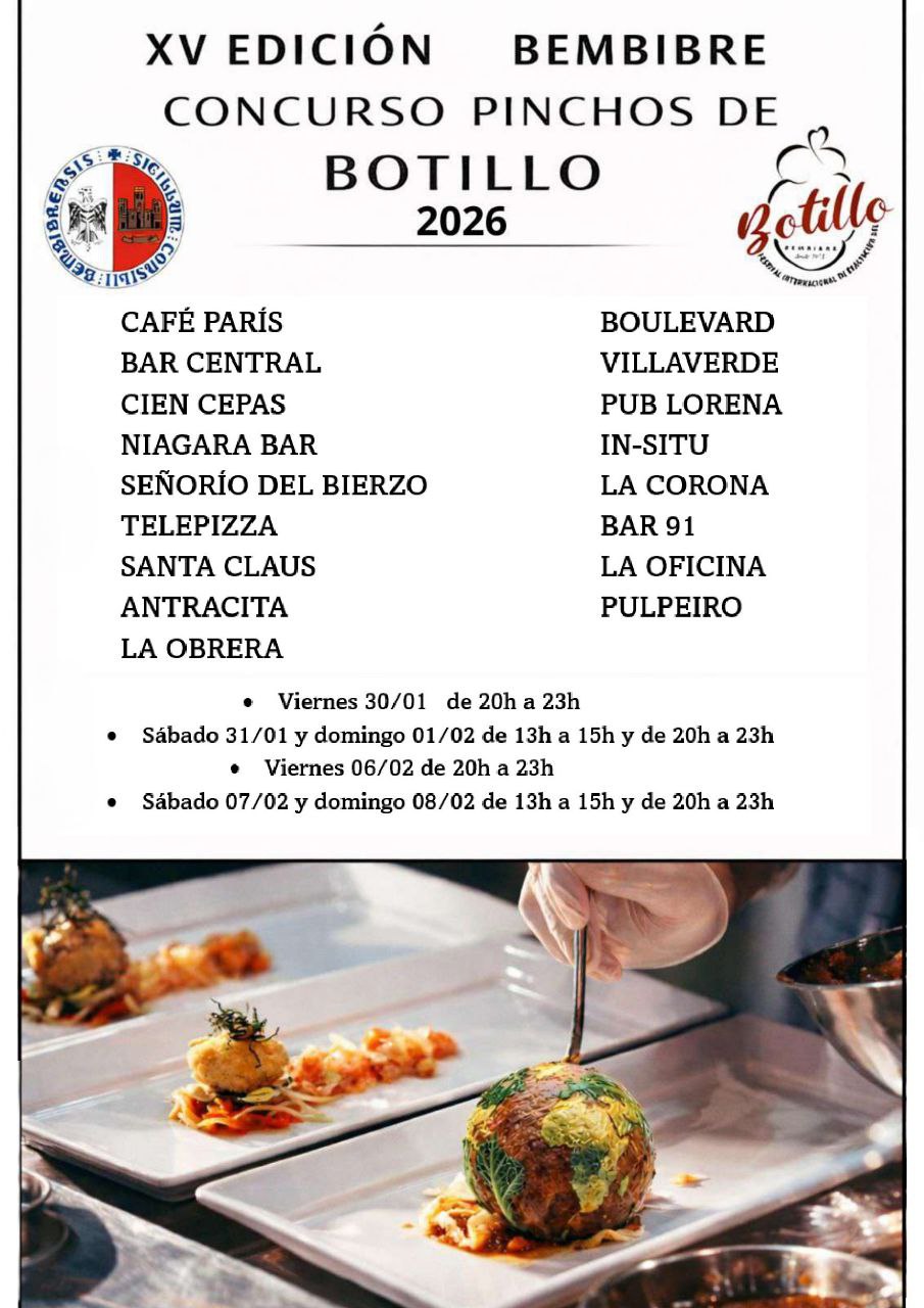 CARTEL PINCHOS BOTILLO