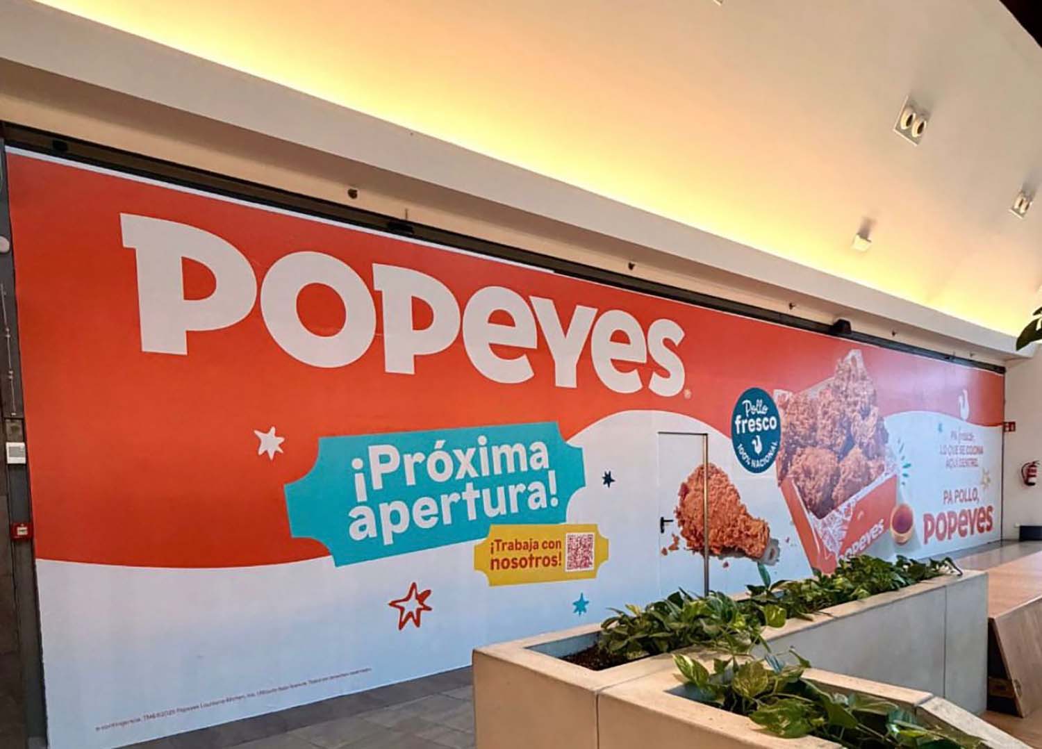 Popeyes en el CC El Rosal