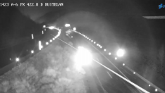 A 6 en su KM 422 a su paso por Ruitelán A 6 en su KM 422 a su paso por Ruitelán