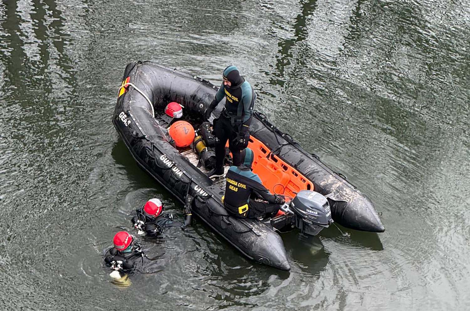 Maniobras de GEAS de la Guardia Civil en Ponferrada