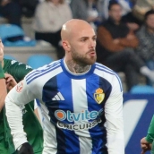 Sergio Benito en un encuentro con la Ponferradina