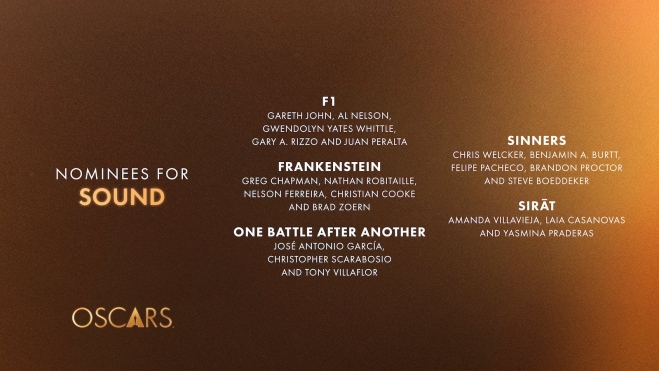 Mejor Sonido (X: TheAcademy)