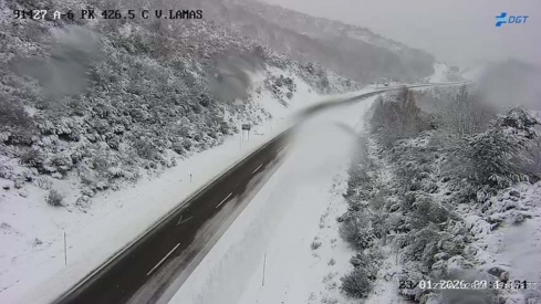 Estado de las carreteras por la nieve en la provincia de León