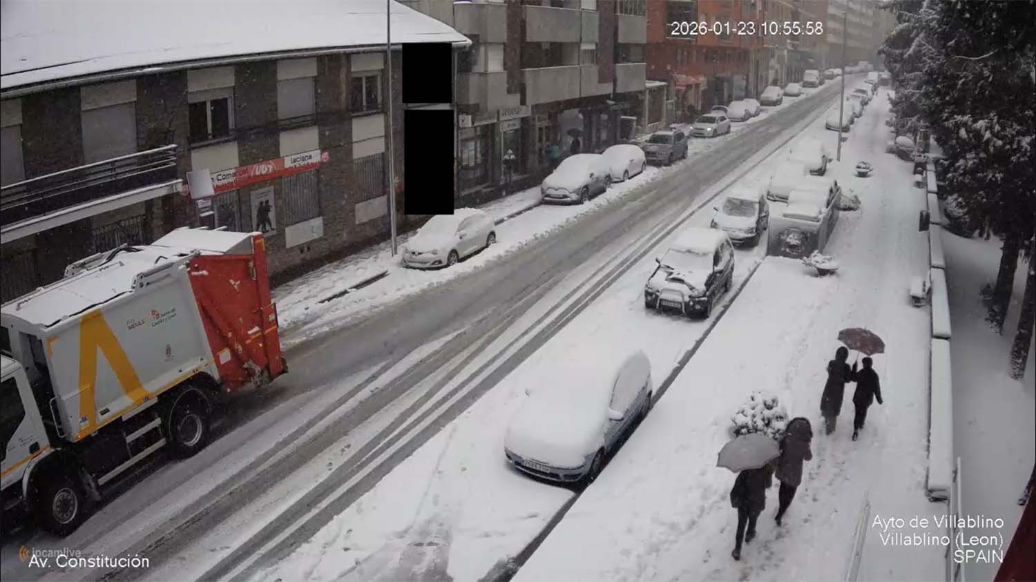 Nieve en Villablino .