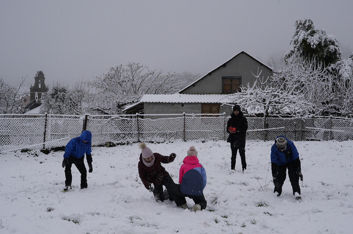 Nieve en El Bierzo |Foto: César Sánchez, ICAL