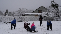 Nieve en El Bierzo por el paso de la borrasca Ingrid |Foto: César Sánchez, ICAL