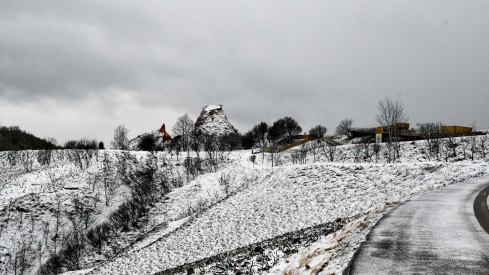 Nieve en Las Médulas por la borrasca Ingrid (7)
