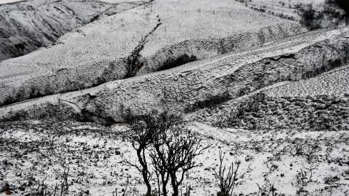 Nieve en Las Médulas por la borrasca Ingrid (10)