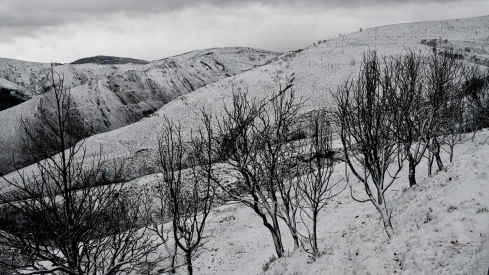 Nieve en Las Médulas por la borrasca Ingrid (15)