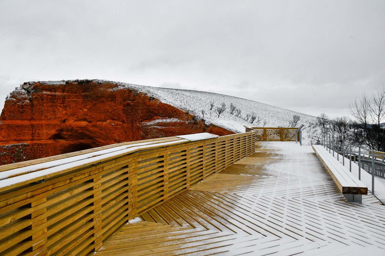 Nieve en Las Médulas por la borrasca Ingrid (19)