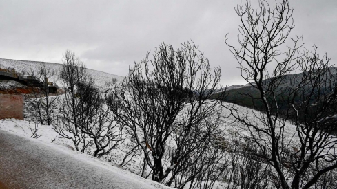 Nieve en Las Médulas por la borrasca Ingrid (26)