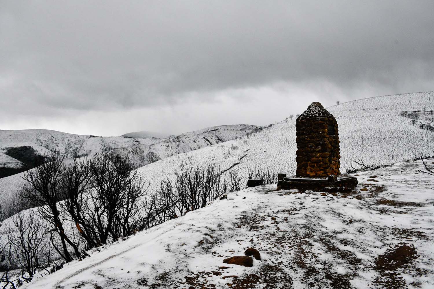 Nieve en Las Médulas por la borrasca Ingrid (27)