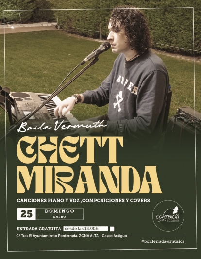 Cartel del Baile Vermuth con actuación de Chett Miranda Cartel del Baile Vermuth con actuación de Chett Miranda