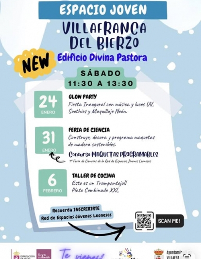 Espacio joven de Villafranca del Bierzo con Glow Party Espacio joven de Villafranca del Bierzo con Glow Party