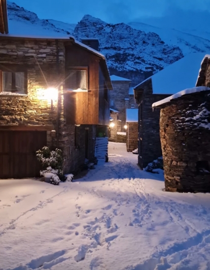Nieve en Peñalba de Santiago por la borrasca Ingrid | Foto: Cantina de Peñalba