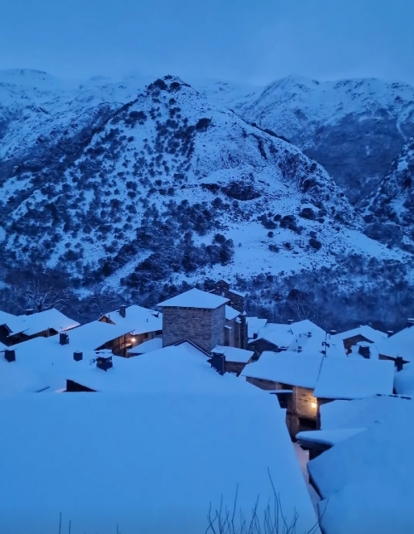 Nieve en Peñalba de Santiago por la borrasca Ingrid| Foto: Cantina de Peñalba