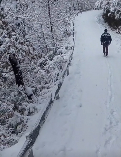 Nieve en Peñalba de Santiago por la borrasca Ingrid | Foto: Cantina de Peñalba