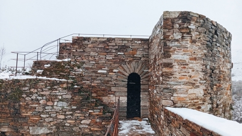 Nieve por la borrasca Ingrid en Balboa | Foto: Grupo de Facebook Balboa (El Bierzo), autor: Julián Manuel