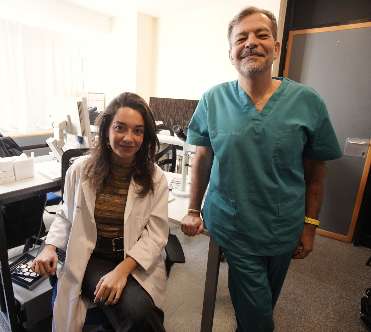 César Sánchez / ICAL . Los patólogos del hospital El Bierzo de Ponferrada, Ángel Fernández y Zita Álvarez (1)