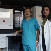 César Sánchez / ICAL . Los patólogos del hospital El Bierzo de Ponferrada, Ángel Fernández y Zita Álvarez (4)