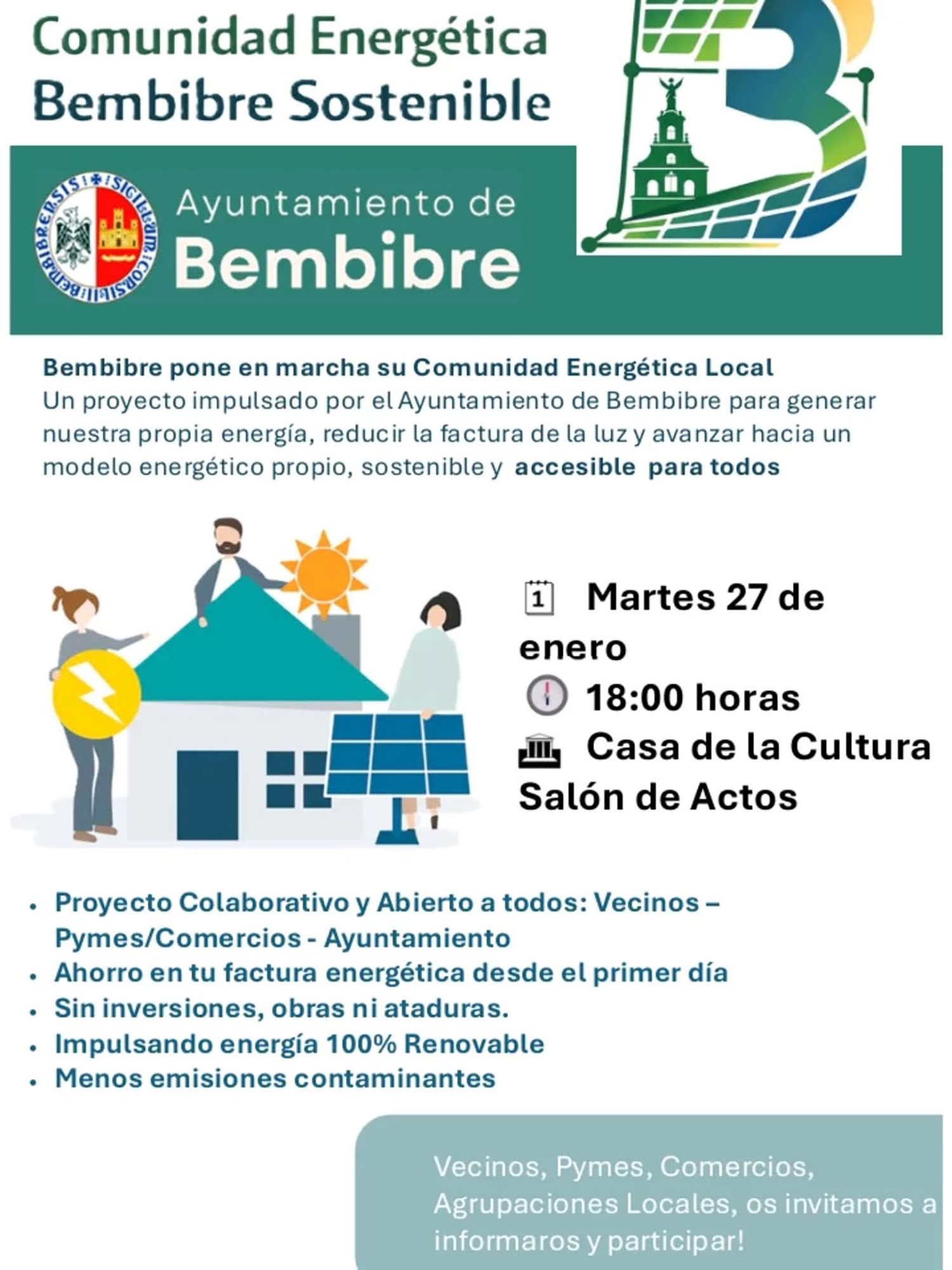 Comunidad energetica Bembibre Sostenible