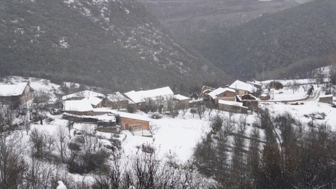 César Sánchez / ICAL . Temporal de nieve en el paraje natural de Las Médulas César Sánchez / ICAL . Temporal de nieve en el paraje natural de Las Médulas