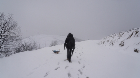 César Sánchez / ICAL . Temporal de nieve en el paraje natural de Las Médulas César Sánchez / ICAL . Temporal de nieve en el paraje natural de Las Médulas