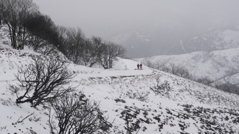 César Sánchez / ICAL . Temporal de nieve en el paraje natural de Las Médulas César Sánchez / ICAL . Temporal de nieve en el paraje natural de Las Médulas