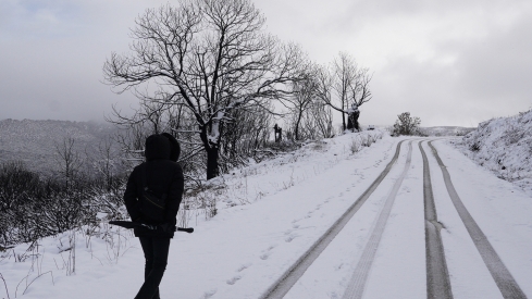 César Sánchez / ICAL . Temporal de nieve en el paraje natural de Las Médulas César Sánchez / ICAL . Temporal de nieve en el paraje natural de Las Médulas