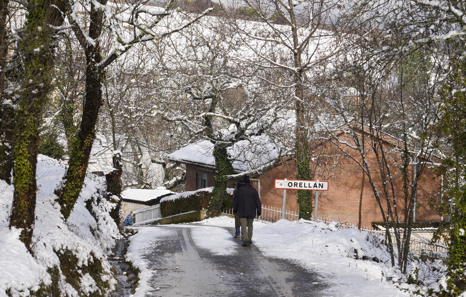 César Sánchez / ICAL . Temporal de nieve en el paraje natural de Las Médulas