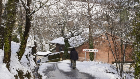 César Sánchez / ICAL . Temporal de nieve en el paraje natural de Las Médulas César Sánchez / ICAL . Temporal de nieve en el paraje natural de Las Médulas