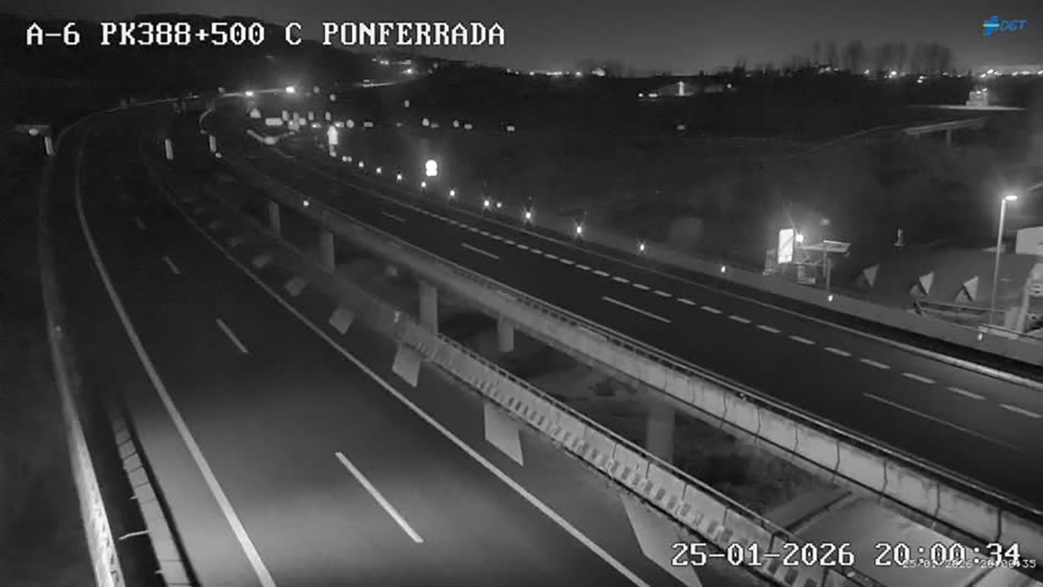 La A6 a su paso por Ponferrada La A6 a su paso por Ponferrada