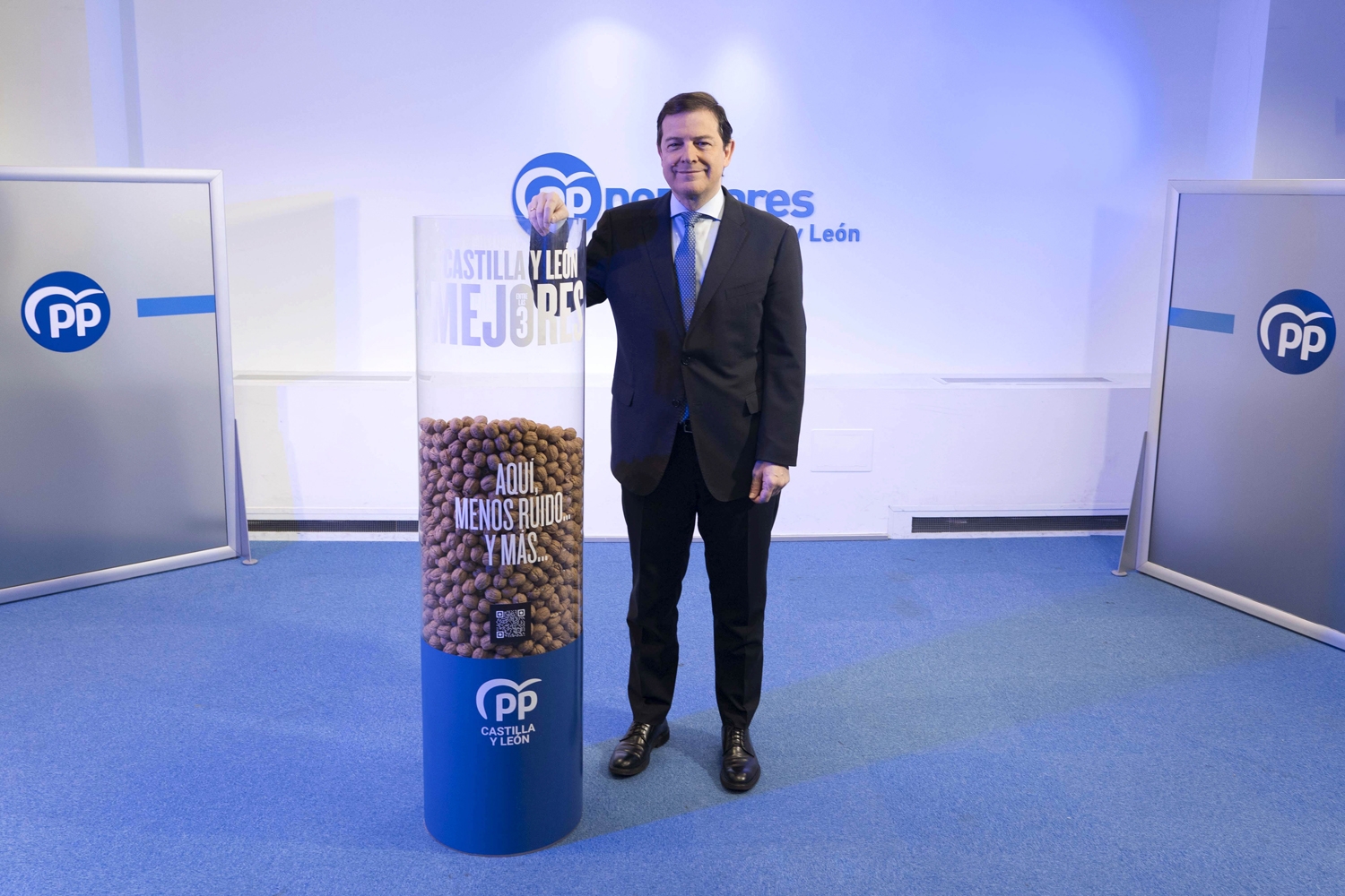 El candidato del Partido Popular a la presidencia de Castilla y León, Alfonso Fernández Mañueco | Foto: Miriam Chacón, ICAL (5)