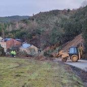 Desprendimiento en Bárcena de la Abadía