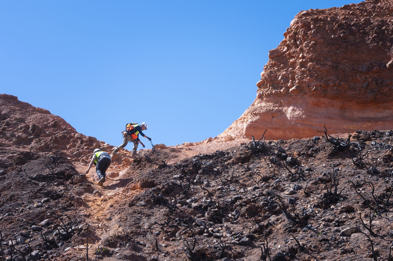 El CSIC documenta los daños ambientales y geológicos clave para recuperación postincendio de Las Médulas | Foto: CSIC El CSIC documenta los daños ambientales y geológicos clave para recuperación postincendio de Las Médulas | Foto: CSIC