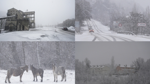 Temporal de nieve en El Bierzo