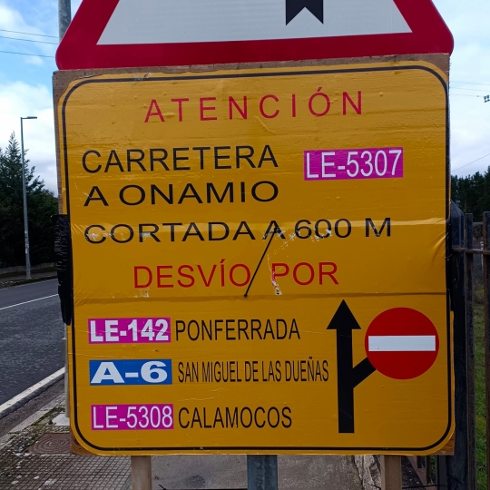 Carretera de Onamio LE 5307