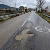 Estado actual de la carretera (Daniel Merino / InfoBierzo)