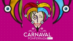 Cartel del programa del Carnaval de Ponferada