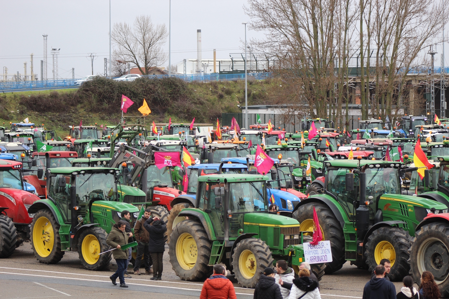 Tractorada contra UE Mercosur en León (5)