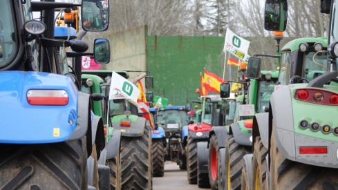 Tractorada contra UE Mercosur en León (12)
