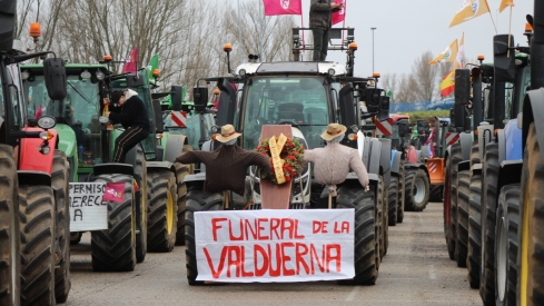 Tractorada contra UE Mercosur en León (16)