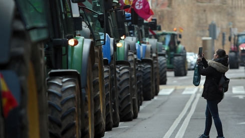 Tractorada en León contra el acuerdo UE-Mercosur | Peio García / ICAL Tractorada en León contra el acuerdo UE-Mercosur | Peio García / ICAL