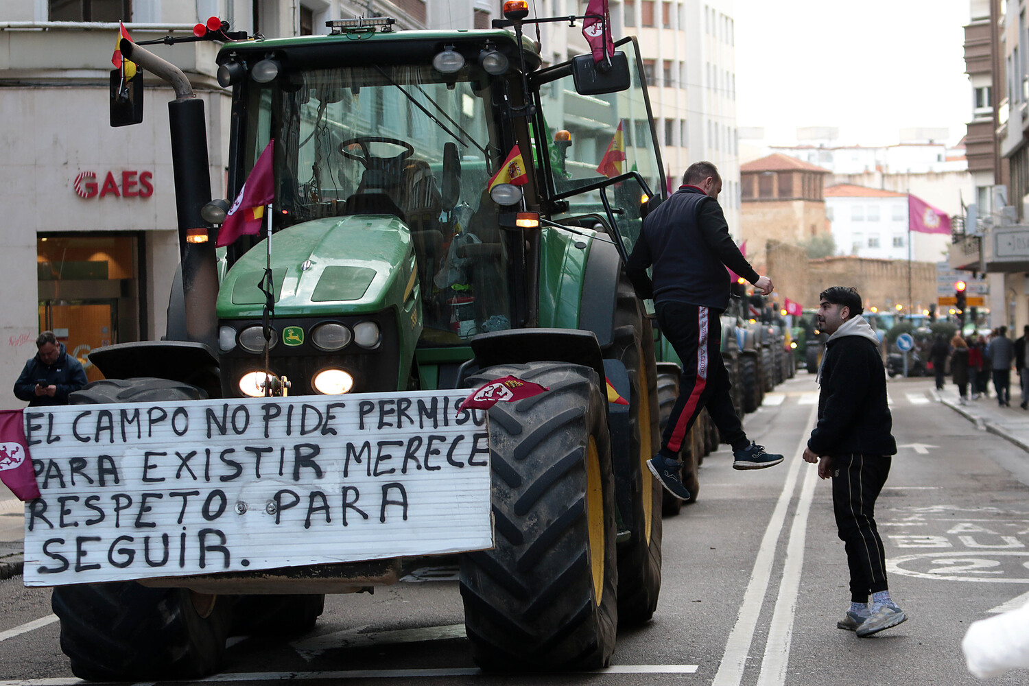 Tractorada en León contra el acuerdo UE-Mercosur | Peio García / ICAL Tractorada en León contra el acuerdo UE-Mercosur | Peio García / ICAL