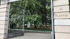 Cierre de parques en Ponferrada por el temporal.