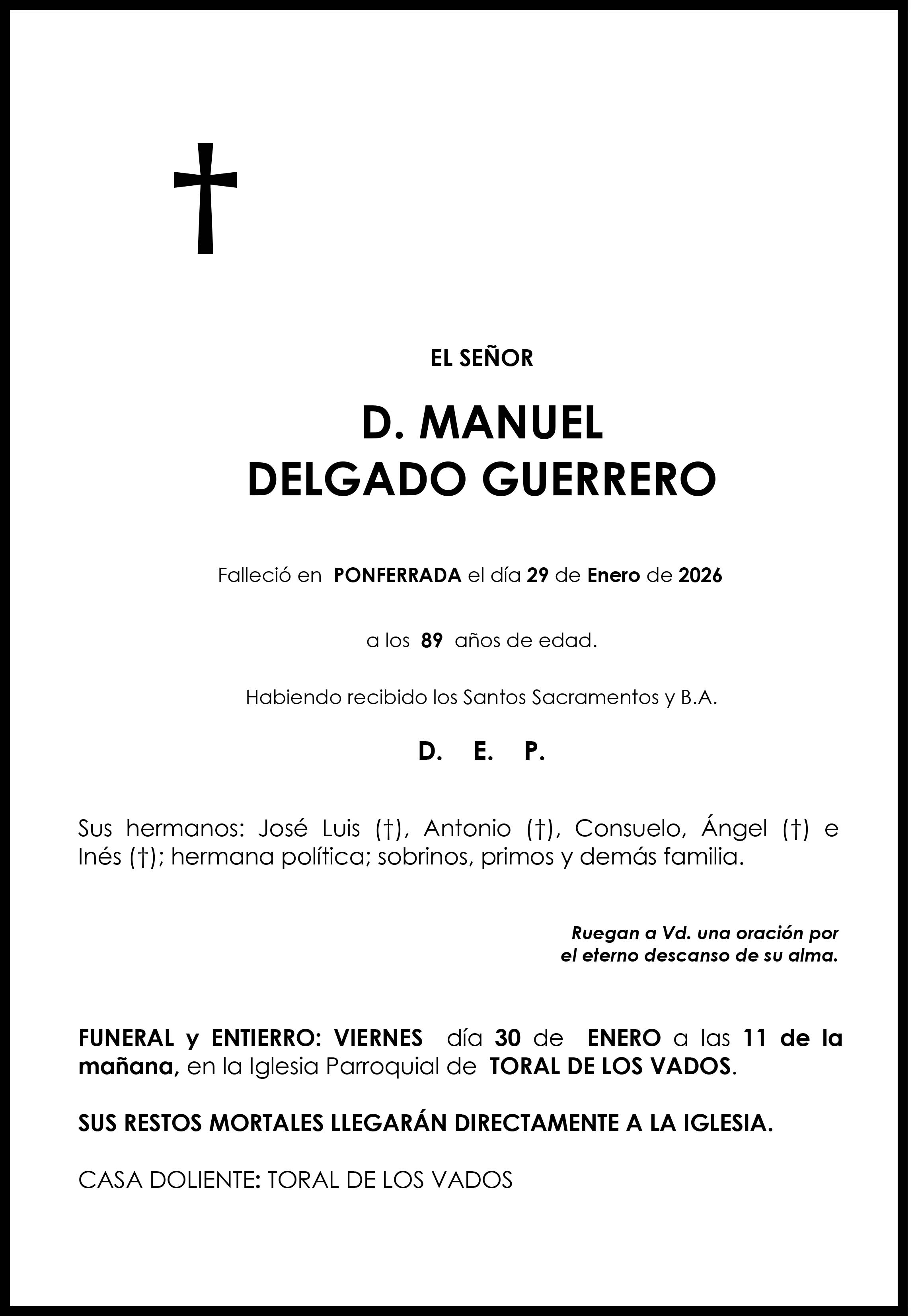MANUEL DELGADO GUERRERO
